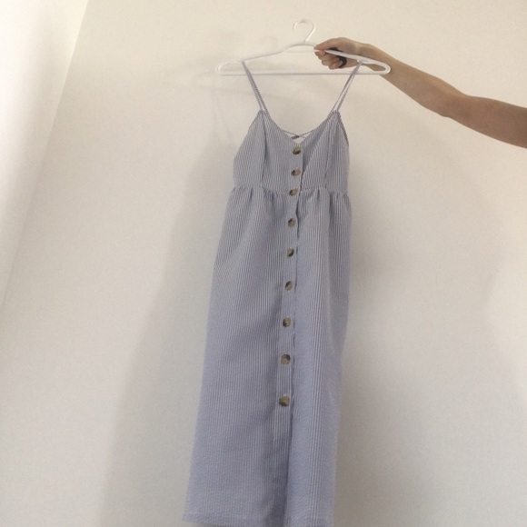 Blue stripes picnic dress - Picture 4 of 11